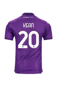 Fiorentina Moise Kean #20 Jalkapallovaatteet Kotipaita 2024-25 Lyhythihainen